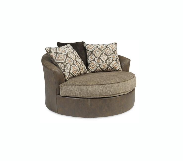 Collection of swivel chairs with 360-degree rotation, upholstered in fabric or leather. Stylish and versatile seating for living rooms, bedrooms, and offices.