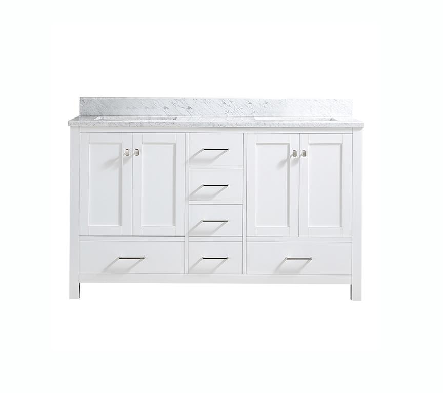 Collection of bathroom vanities including single and double sink cabinets with storage, modern and traditional styles, and durable finishes for any bathroom.