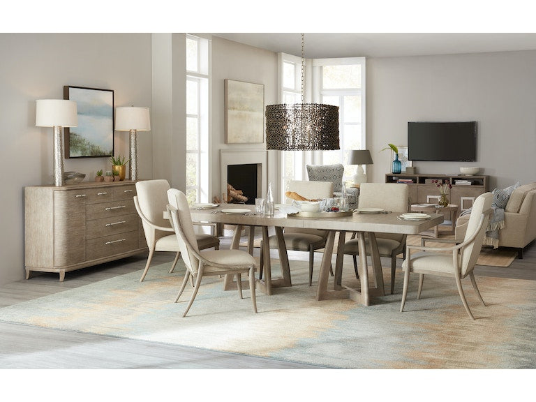 Collection of dining room furniture including tables, chairs, buffets, and cabinets. Features wood, glass, and marble designs in modern, rustic, classic, and luxury finishes.