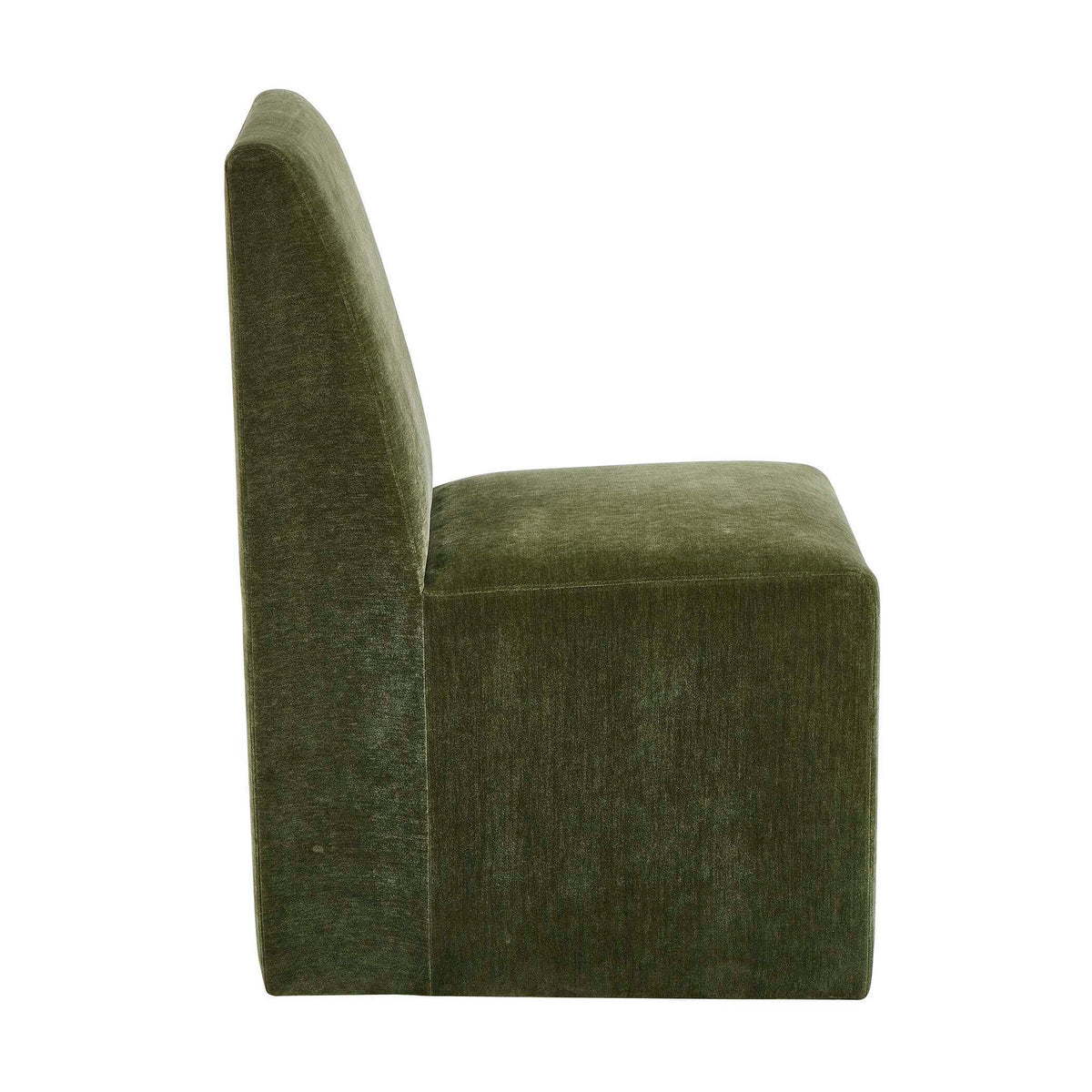 Moro Armless Dining Chair Moss - Dark Green by Uttermost - View 4