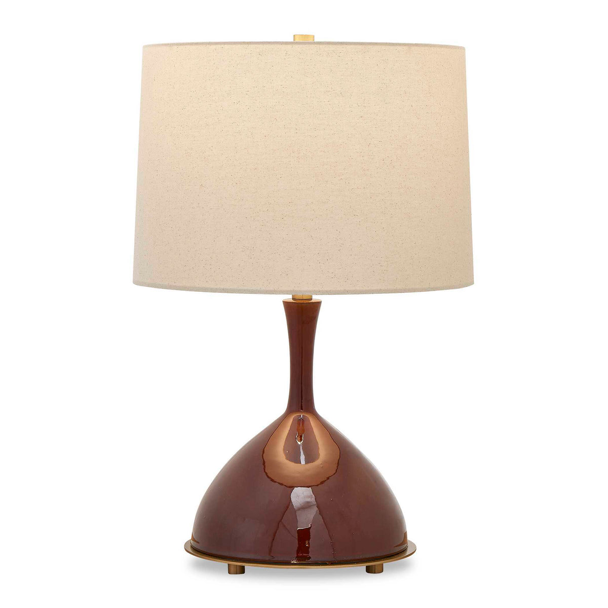 Colette Table Lamp Burgundy - Dark Red by Uttermost - View 1