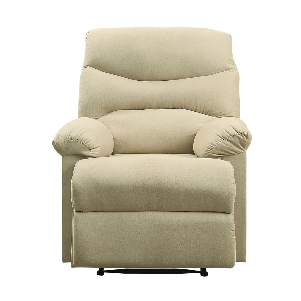 Arcadia Motion Recliner 626 Beige Microfiber | Acme | Home Elegance USA