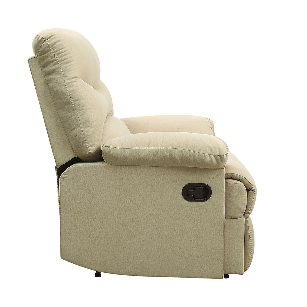 Arcadia Motion Recliner 626 Beige Microfiber | Acme | Home Elegance USA
