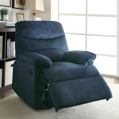 Arcadia Motion Recliner 700 Blue Woven Fabric | Acme | Home Elegance USA