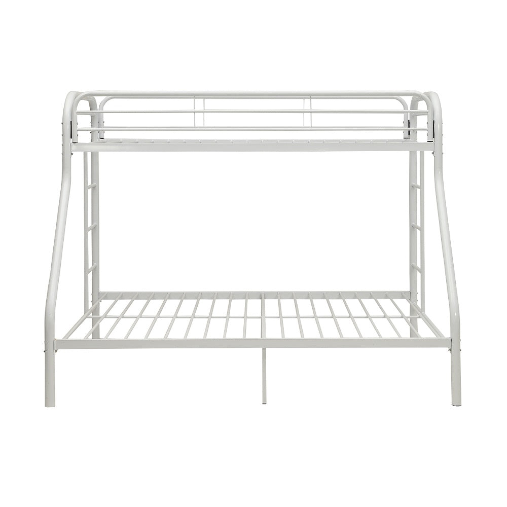 Acme - Tritan Twin XL/Queen Bunk Bed 02052WH White Finish