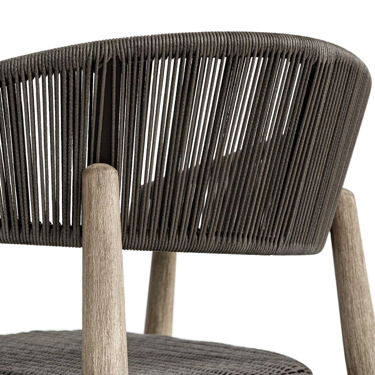 Dermott Outdoor Bar Stool - Light Brown / Dark Gray by Uttermost - View 8
