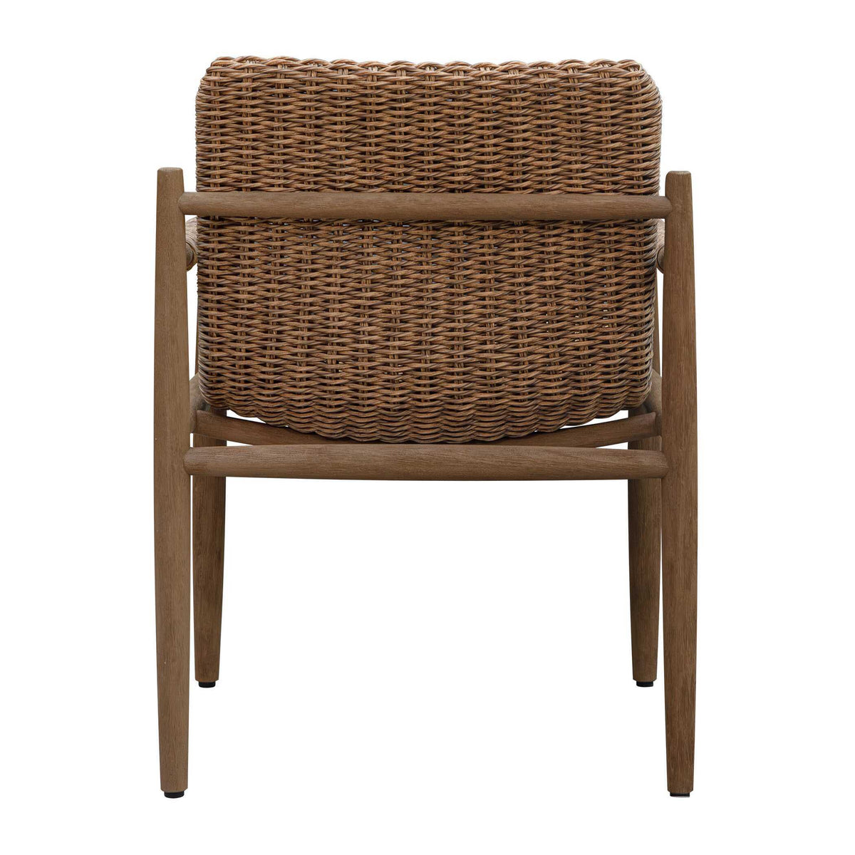 Sumba Golden Flax Outdoor Dining Chair - Light Brown by Uttermost - View 11