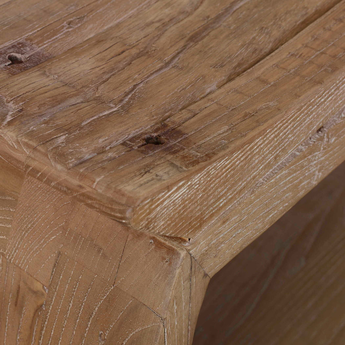 Connor Reclaimed Wood Bench - Light Brown by Uttermost - View 5