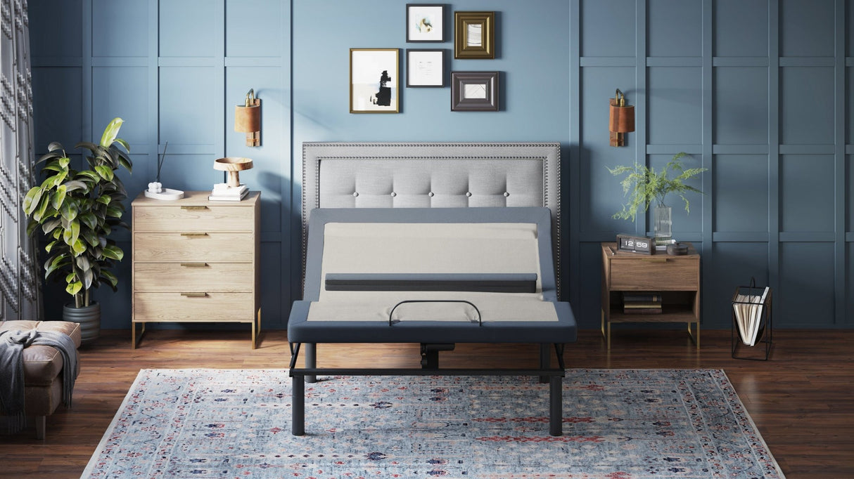 BT6500 King Adjustable Bed Base With Head/Foot Tilt and Lumbar Position Adjustment