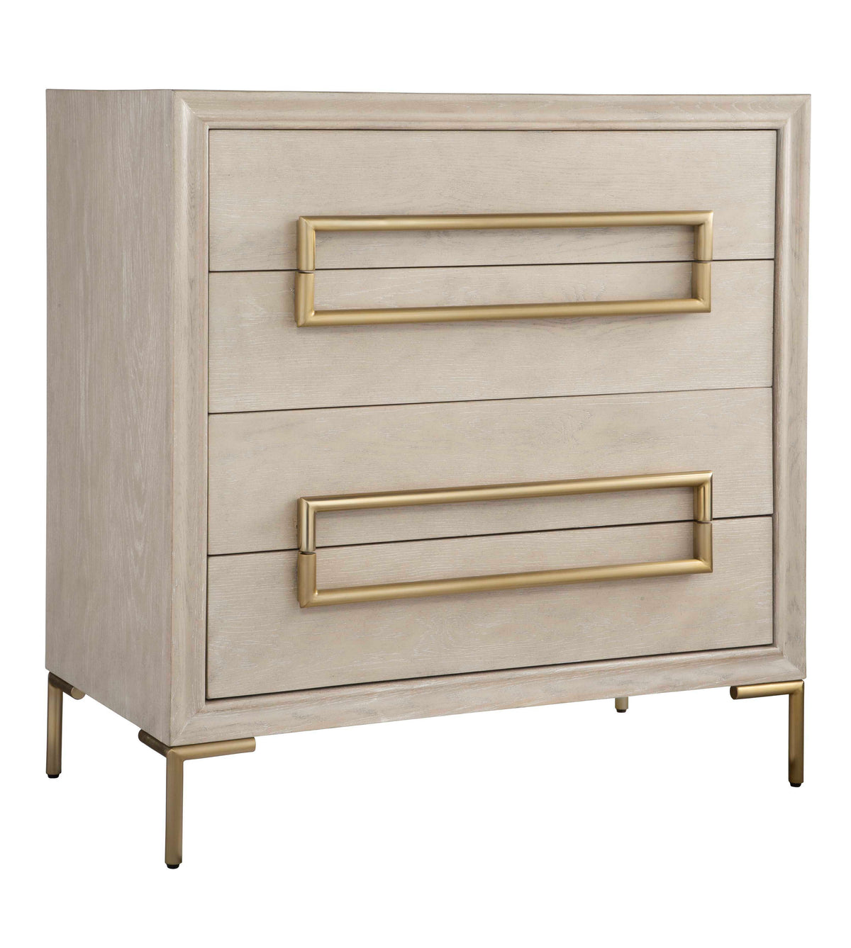 Alessia Light Oak Accent Chest - Gray by Uttermost - View 4