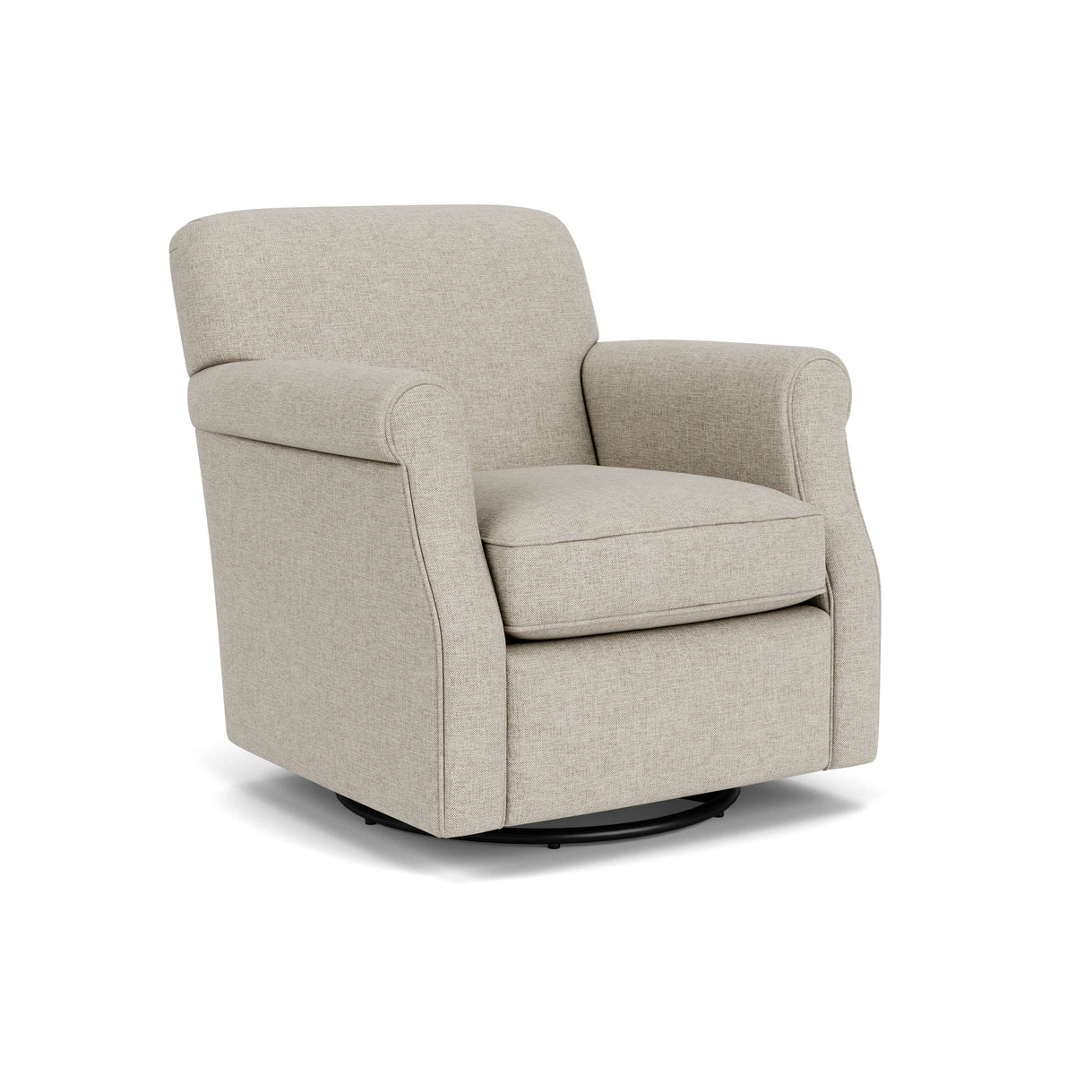 Mabel Fabric Swivel Chair | Flexsteel