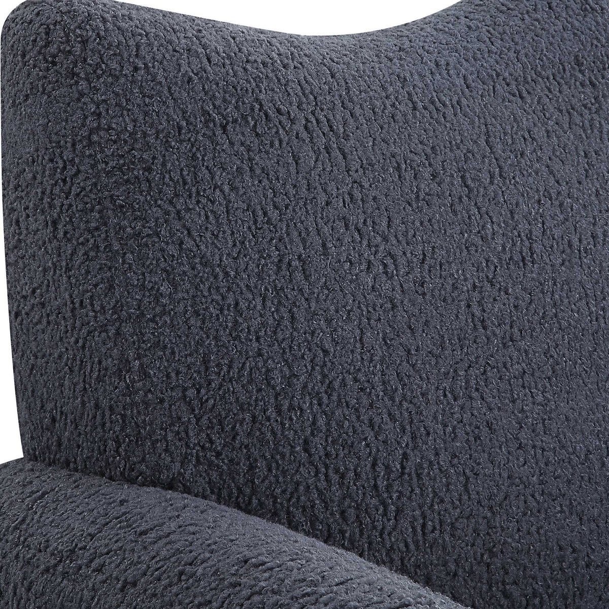 Teddy Slate Accent Chair - Dark Gray by Uttermost - View 7