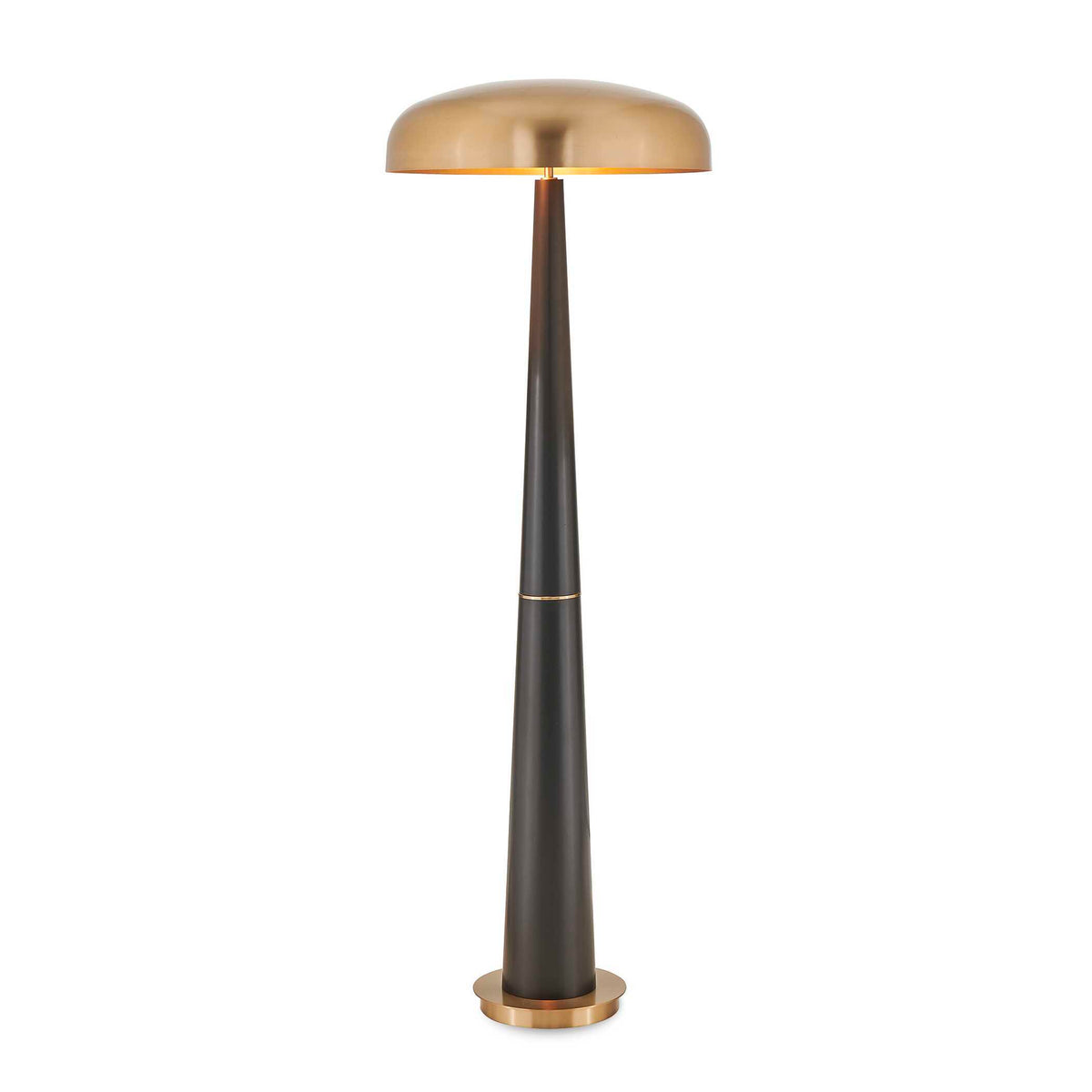Davis Floor Lamp Black,Brass,Gold - Black / Gold by Uttermost - View 1