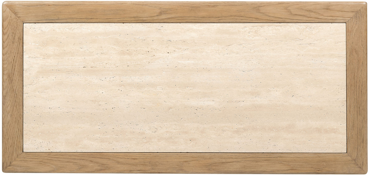 Driftwood One-Drawer Nightstand With Stone Buckboard - Light Brown by Hooker Furniture - View 3