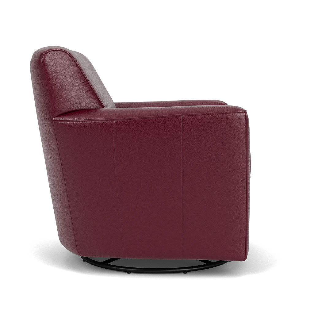 Kingman Leather Swivel Glider | Flexsteel