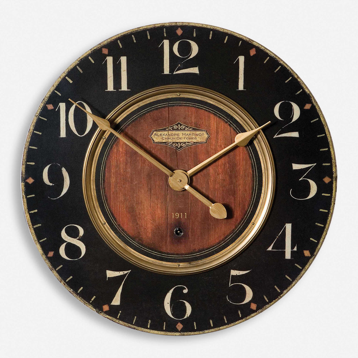 Alexandre Martinot 23" Wall Clock 06026 | Uttermost | Home Elegance USA