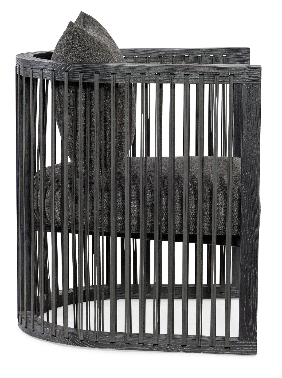 Wilde Club Chair - Dark Gray by Hooker Furniture - View 3