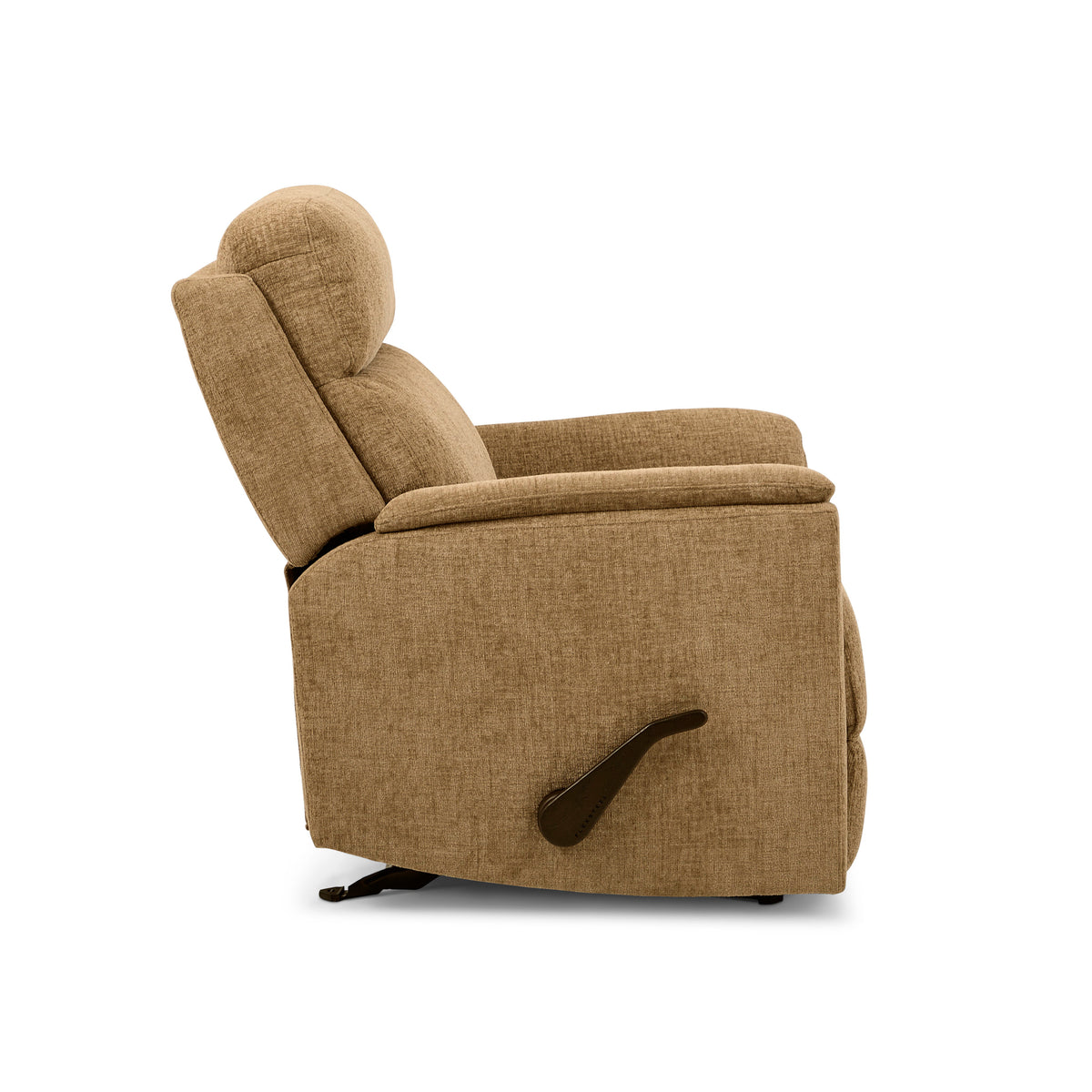 Compact Transitional Fabric Gliding Recliner | Flexsteel