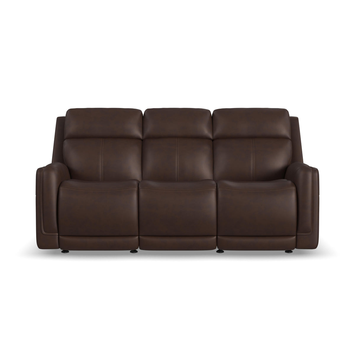 Alister Power Gliding Sofa With Power Headrests & Lumbar - Burnt Umber | Flexsteel