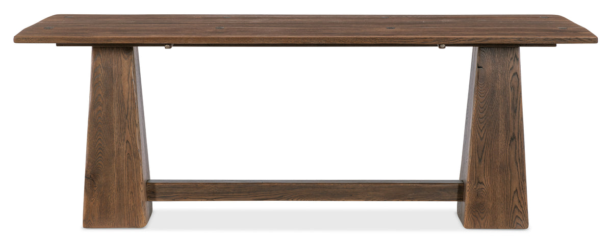 Driftwood Flip-Top Console Table Medium Wood - Dark Brown by Hooker Furniture - View 5