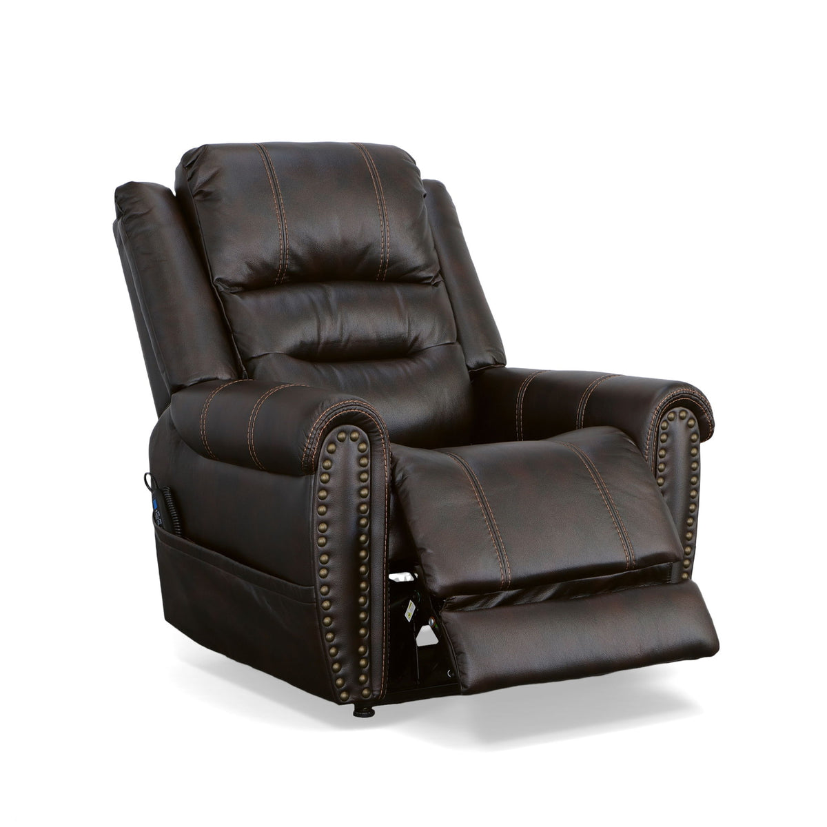 Oscar Power Lift Recliner With Right-Hand Control & Power Headrest - Molasses | Flexsteel