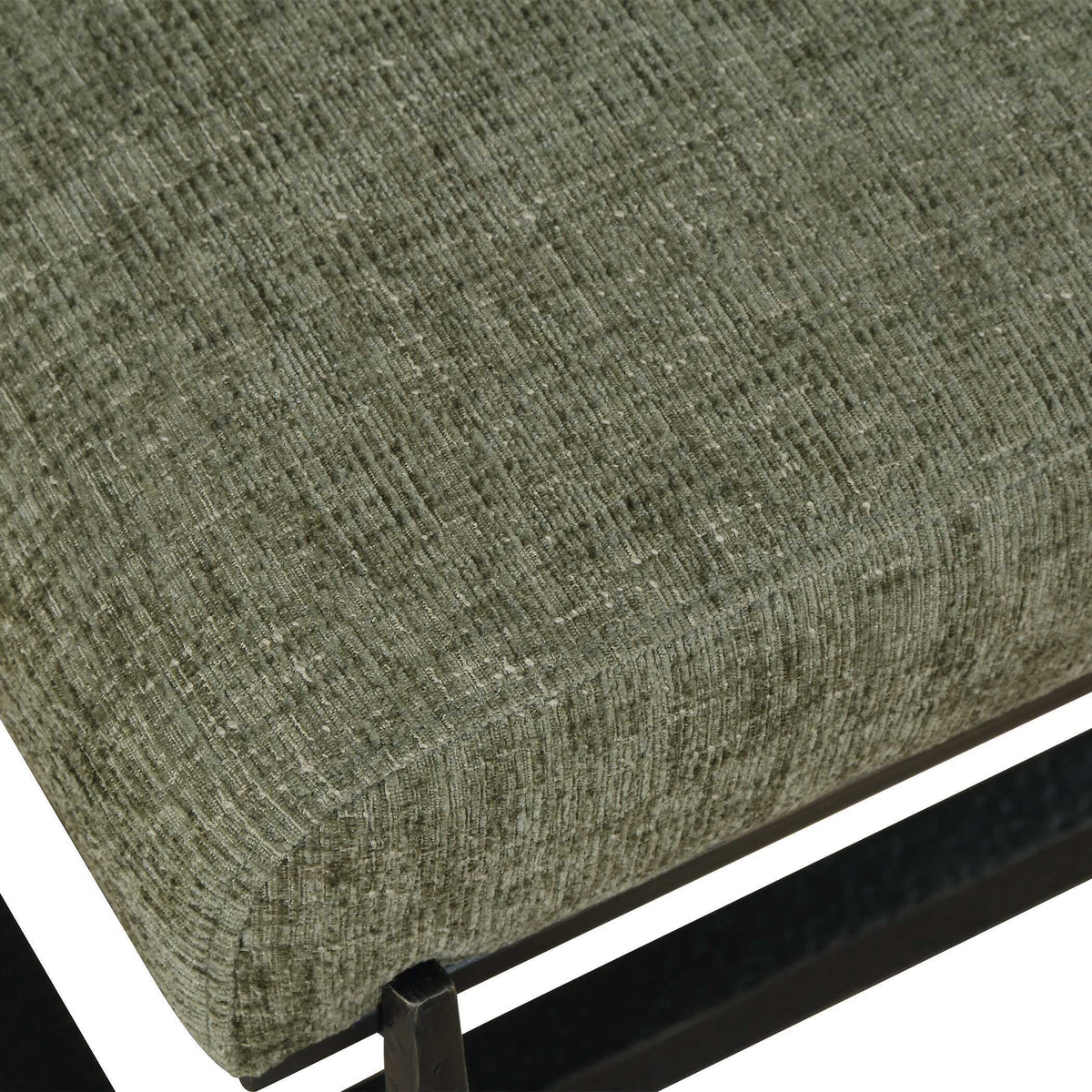Midas Small Bench Bronze / Green - Green / Dark Brown by Uttermost - View 8