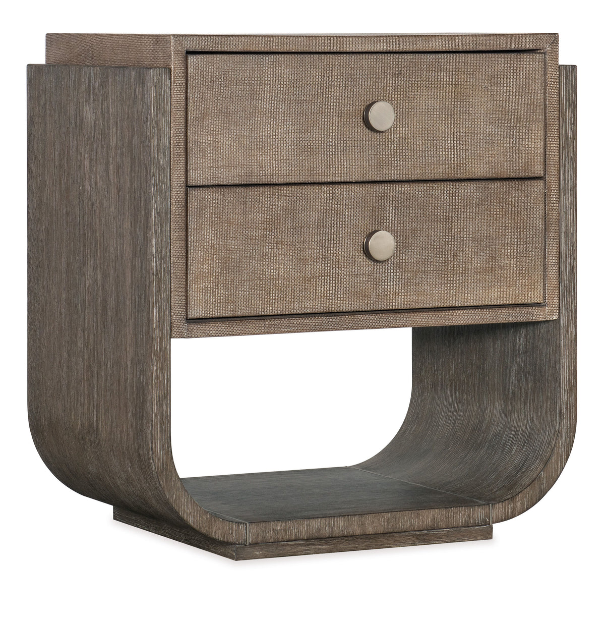Modern Mood Two Drawer Mink Nightstand - Dark Brown by Hooker Furniture - View 1