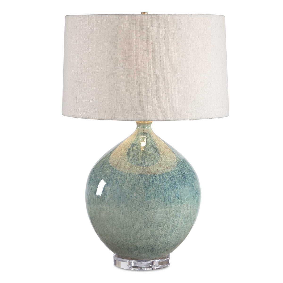 Callista Table Lamp Teal Blue - Light Blue by Uttermost - View 1