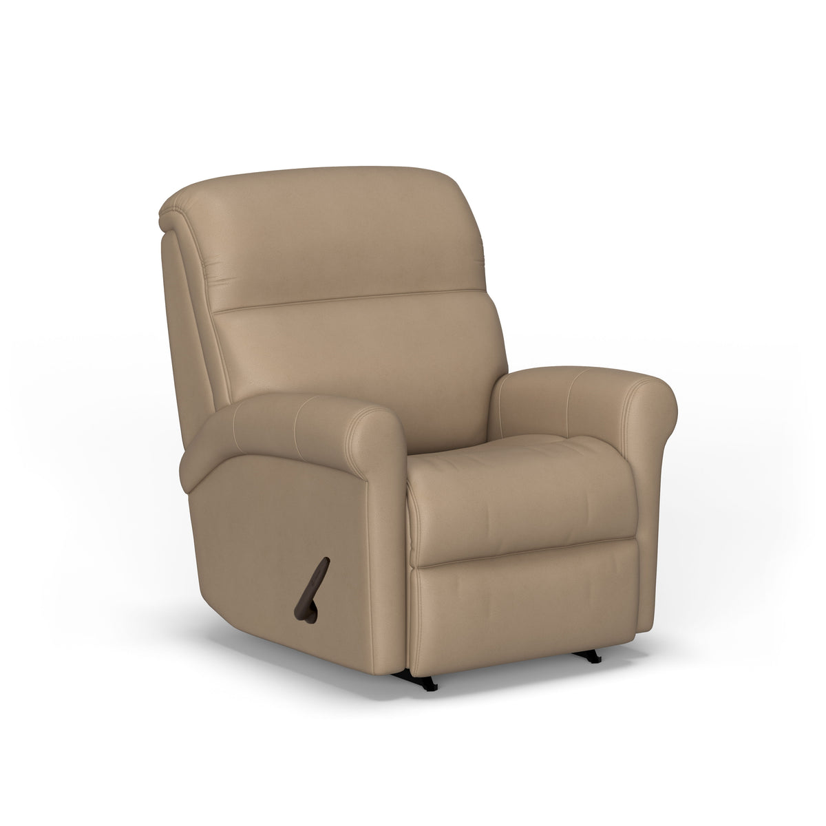 Davis Traditional Leather Rocking Recliner | Flexsteel