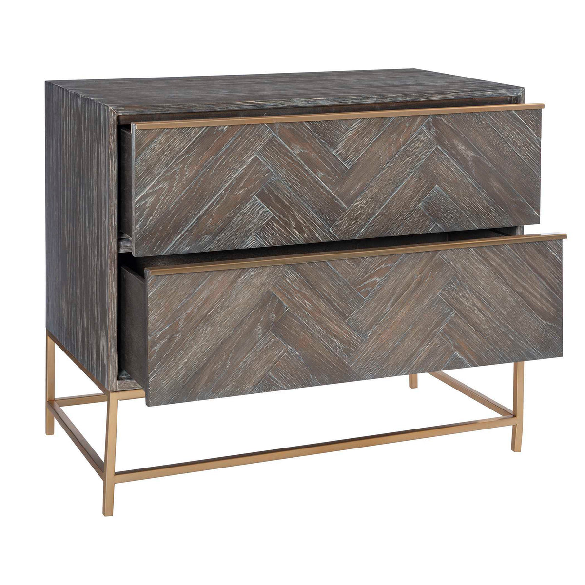 Armistead Drawer Chest Dark Walnut - Dark Brown / Yellow by Uttermost - View 5