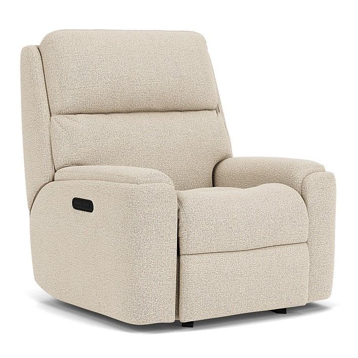 Rio Transitional Fabric Power Recliner With Power Headrest | Flexsteel