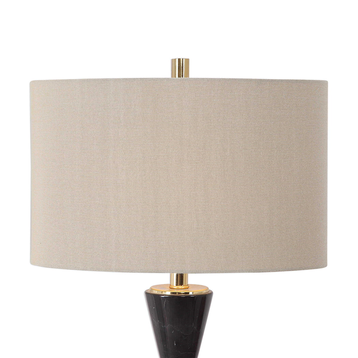 Alastair Marble Table Lamp - Beige / Black by Uttermost - View 4