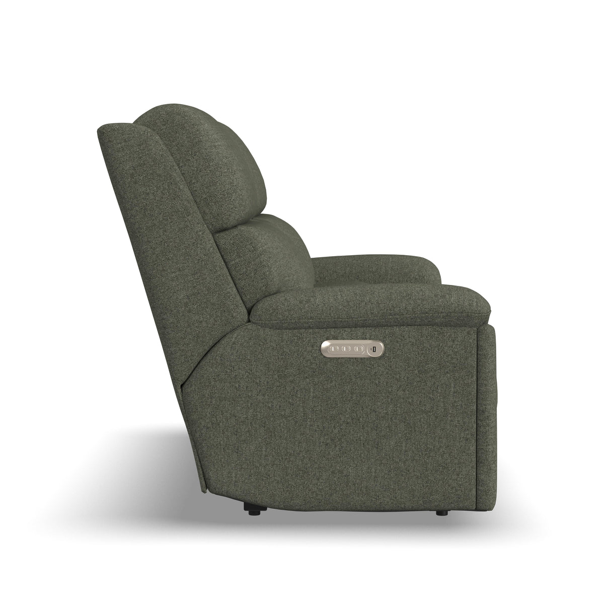 Porter Transitional Power Reclining Loveseat With Console & Power Headrests & Lumbar | Flexsteel