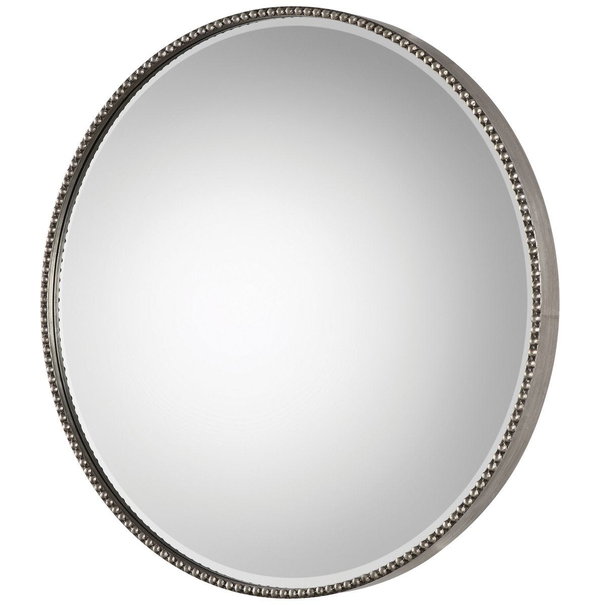 Stefania Beaded Round Mirror | Uttermost - sold by Home Elegance USA