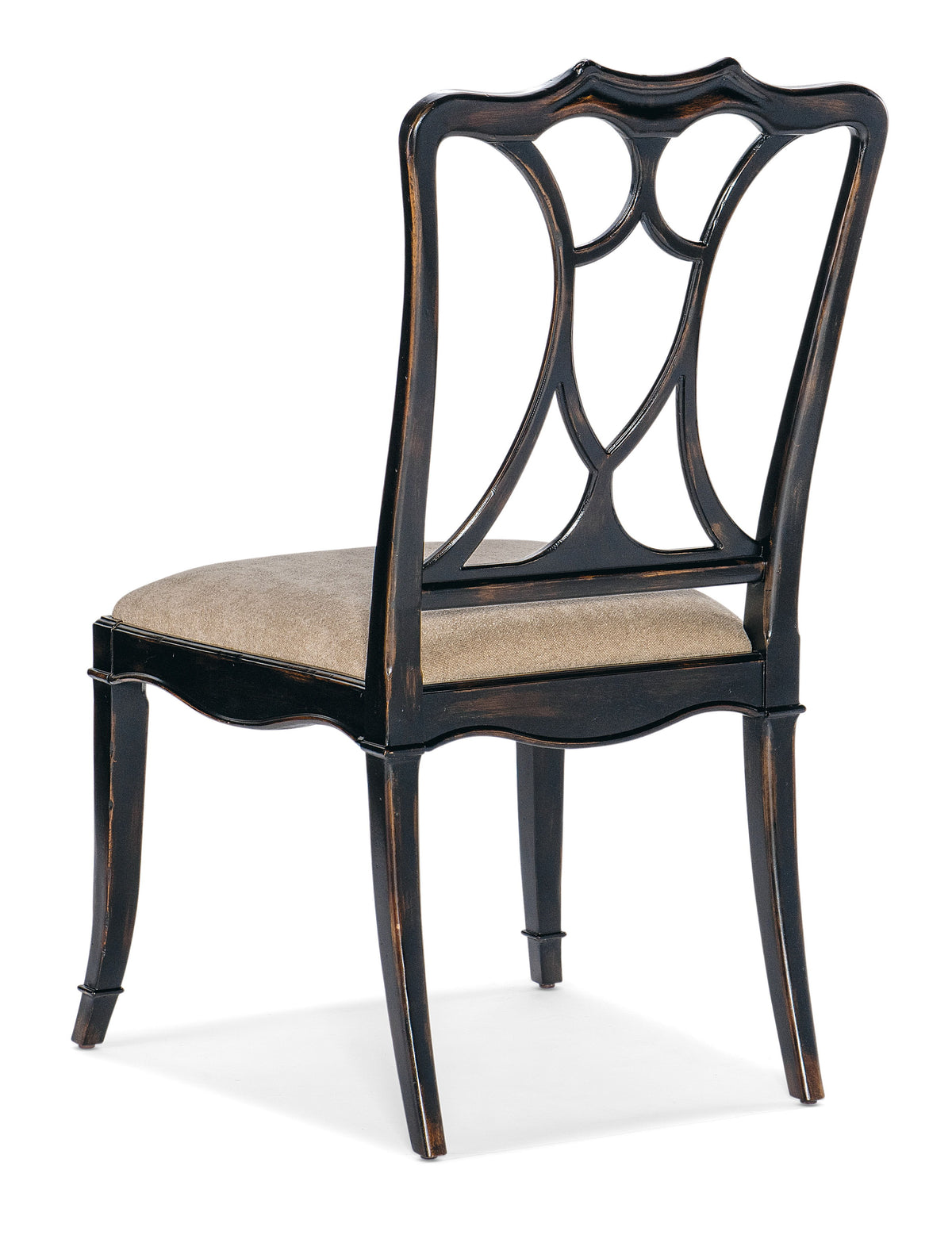 Charleston Upholstered Seat Side Chair (Set of 2) - Black by Hooker Furniture - View 6