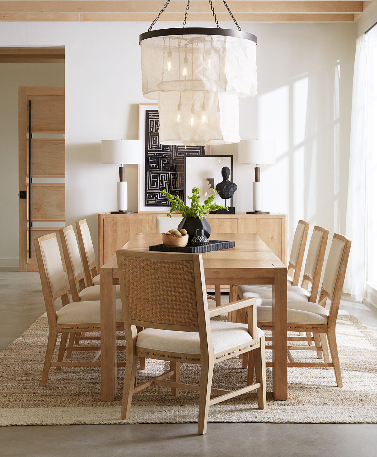 Retreat Cane Back Arm Chair (Set of 2) - Beige by Hooker Furniture - View 4