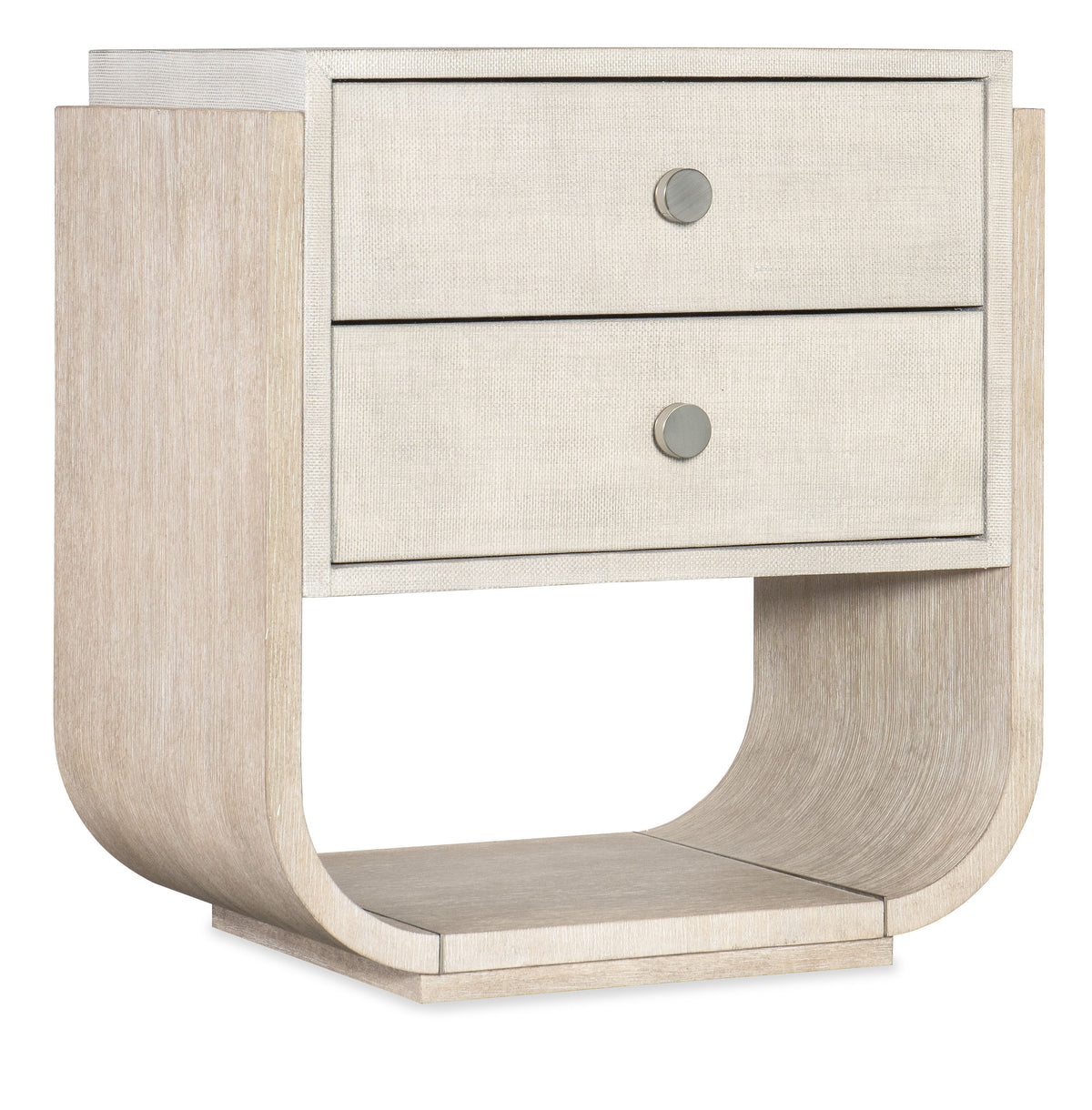 Modern Mood Two Drawer Nightstand - Beige by Hooker Furniture - View 1