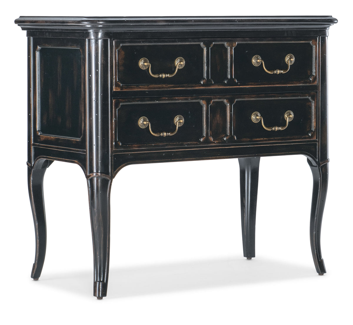 Charleston Two-Drawer Nightstand - Black by Hooker Furniture - View 1