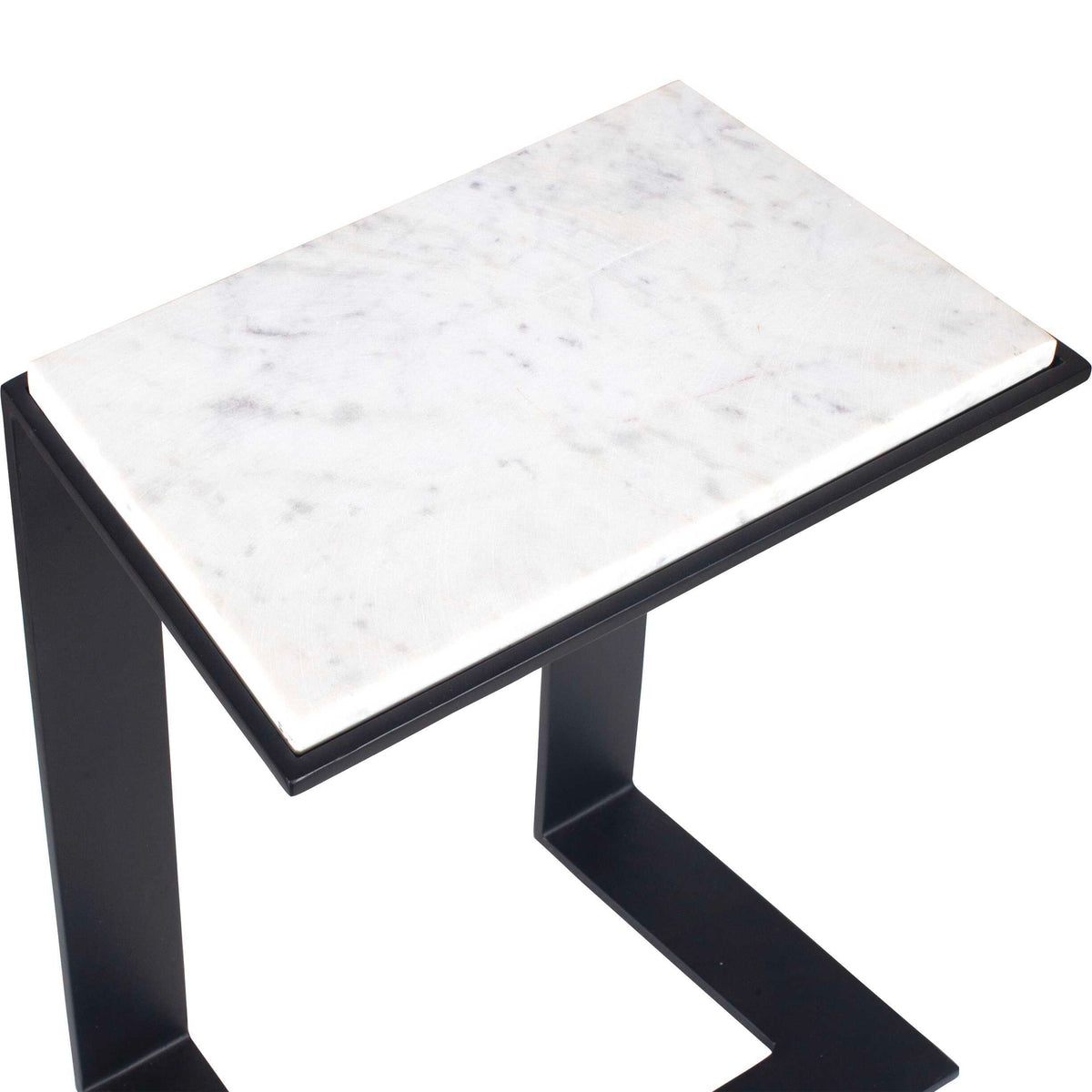 Kenora Marble Accent Table - Black / White by Uttermost - View 8