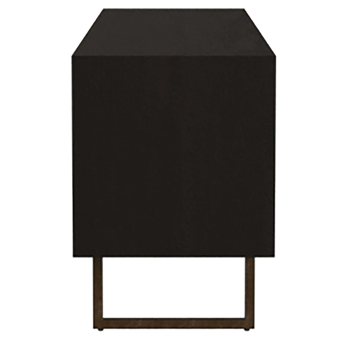 Manaya Charcoal Black 2-Door TV Stand - sold by Home Elegance USA