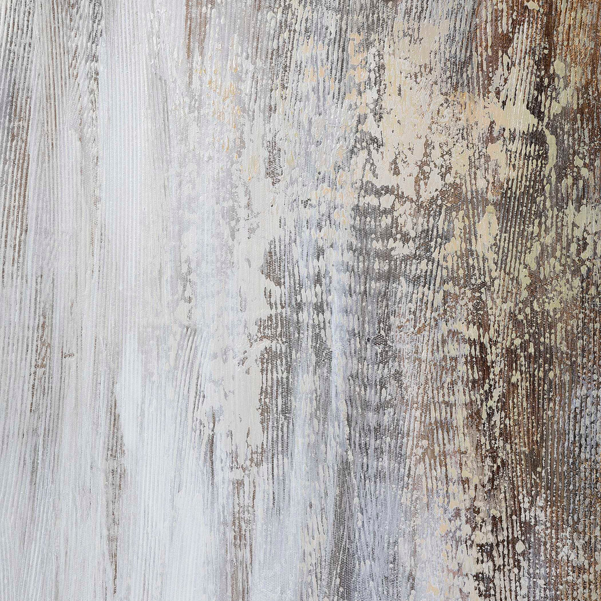 Desert Rain Hand Painted Abstract Art - Gray / Light Brown by Uttermost - View 5
