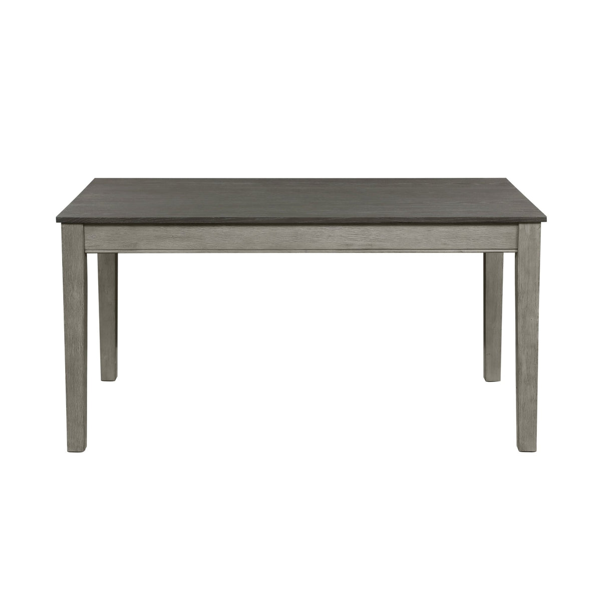 Country Casual Styling 5pc Dining Set Dining Table with Drawers and 4x Side Chairs Light Gray Finish Wooden Contemporary Furniture | Home Elegance USA
