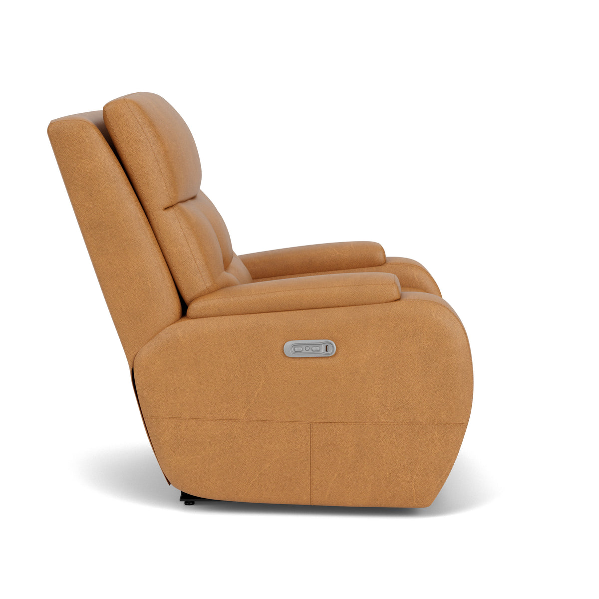 Strait Leather Power Recliner With Power Headrest | Flexsteel
