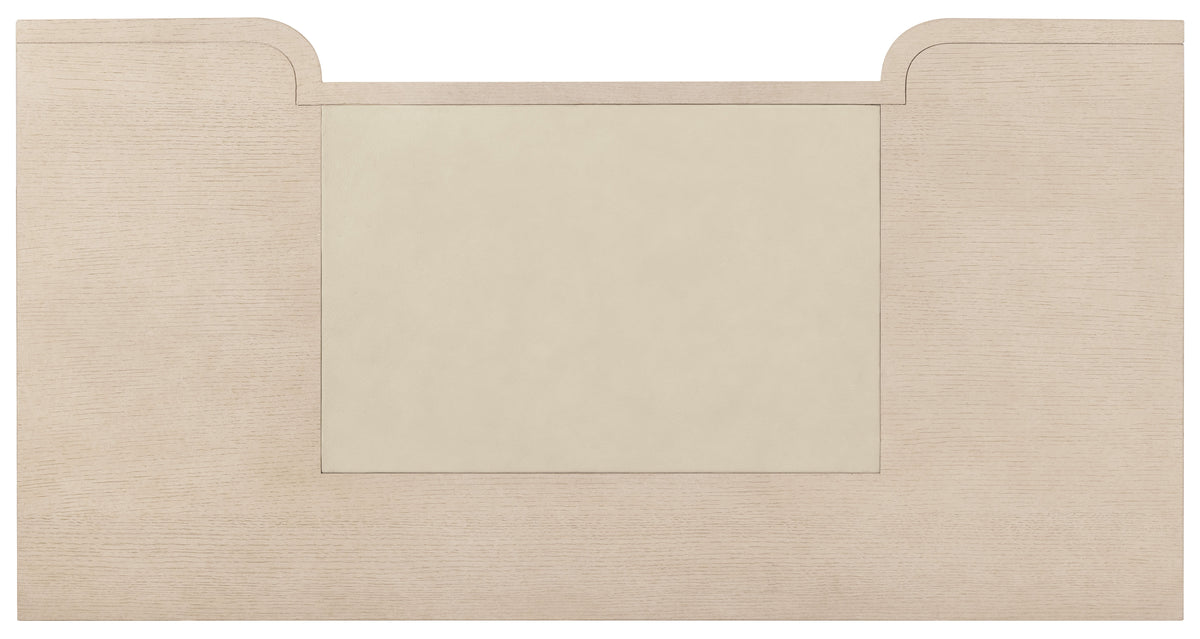 Knee-Hole Desk Polished Limestone - Beige by Hooker Furniture - View 8