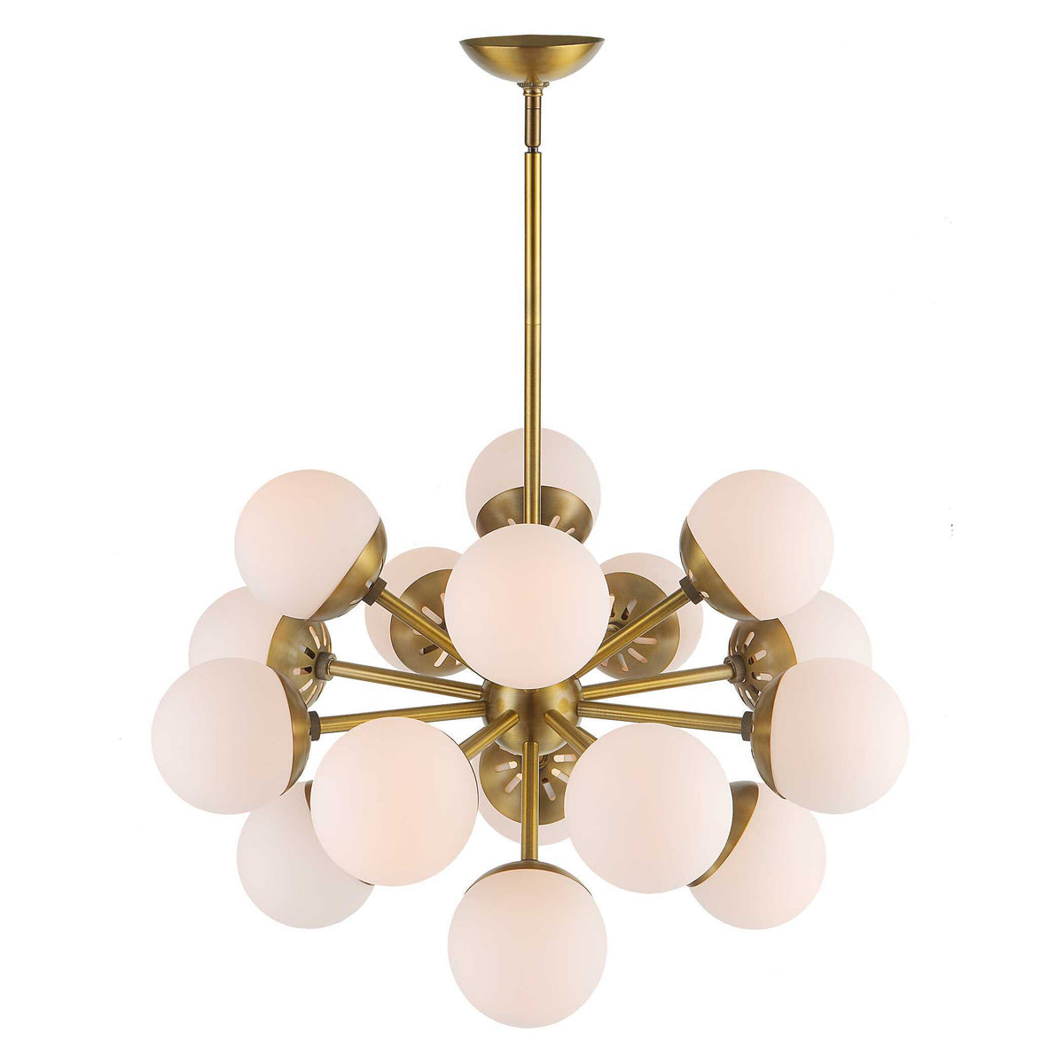 Droplet 16 Light Sputnik Chandelier - Yellow by Uttermost - View 10