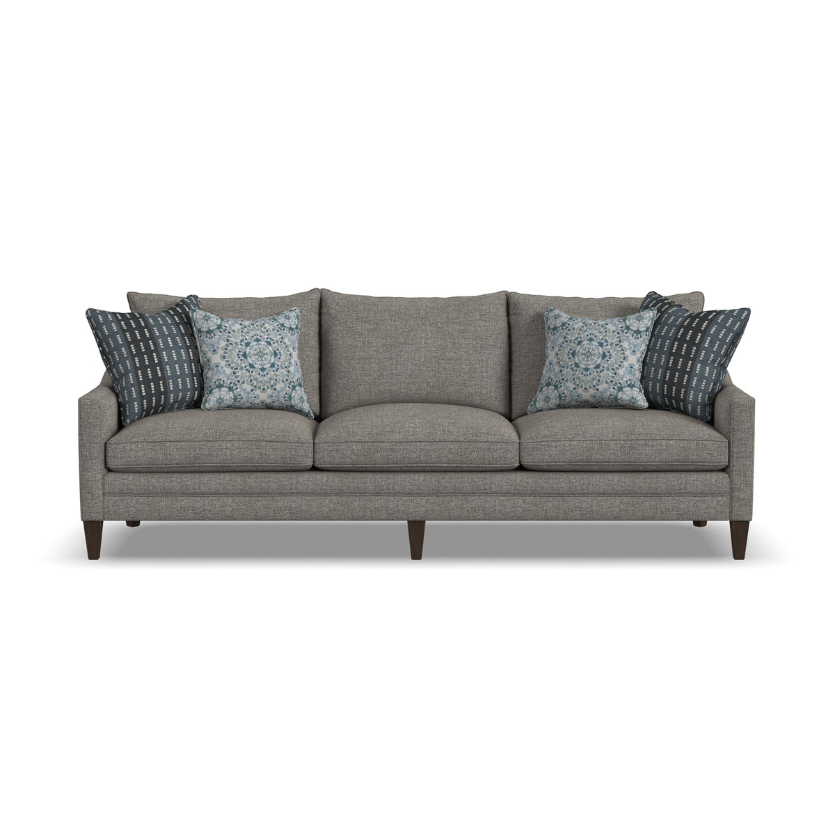Eleanora Large Three-Cushion Sofa With Legs | Flexsteel