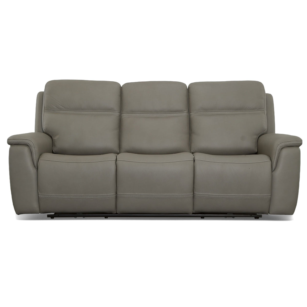 Sawyer Power Reclining Sofa With Power Headrests & Lumbar - Gray | Flexsteel