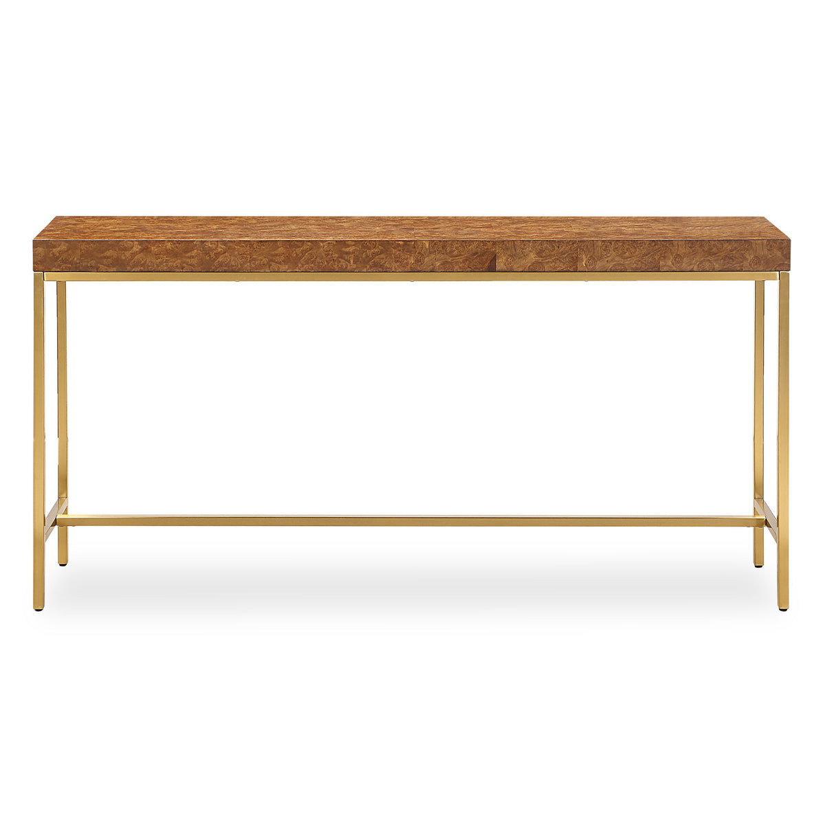 Moran Burl Console Table - Light Brown by Uttermost - View 1