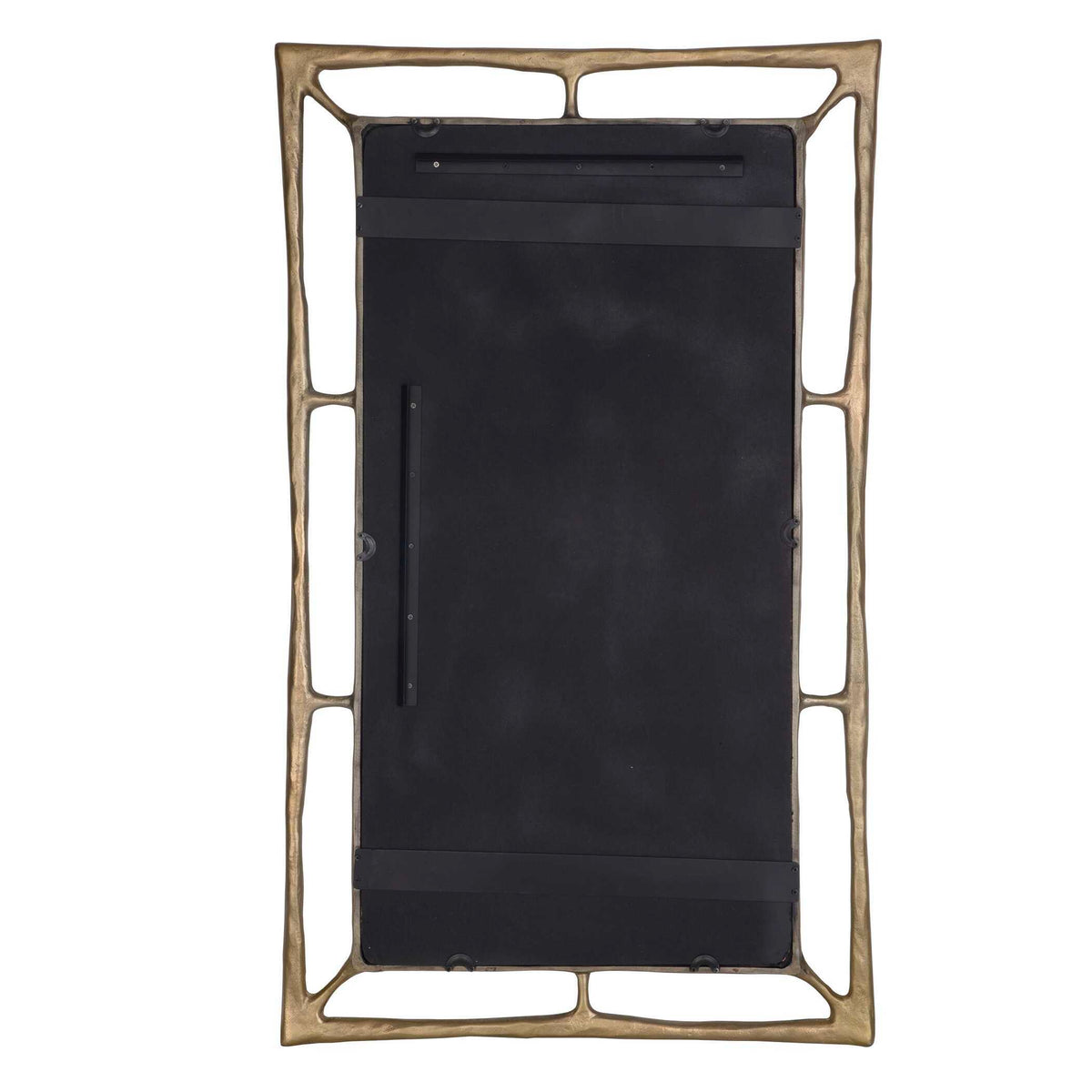 Felix Rectangle Mirror Brass - Bronze by Uttermost - View 6