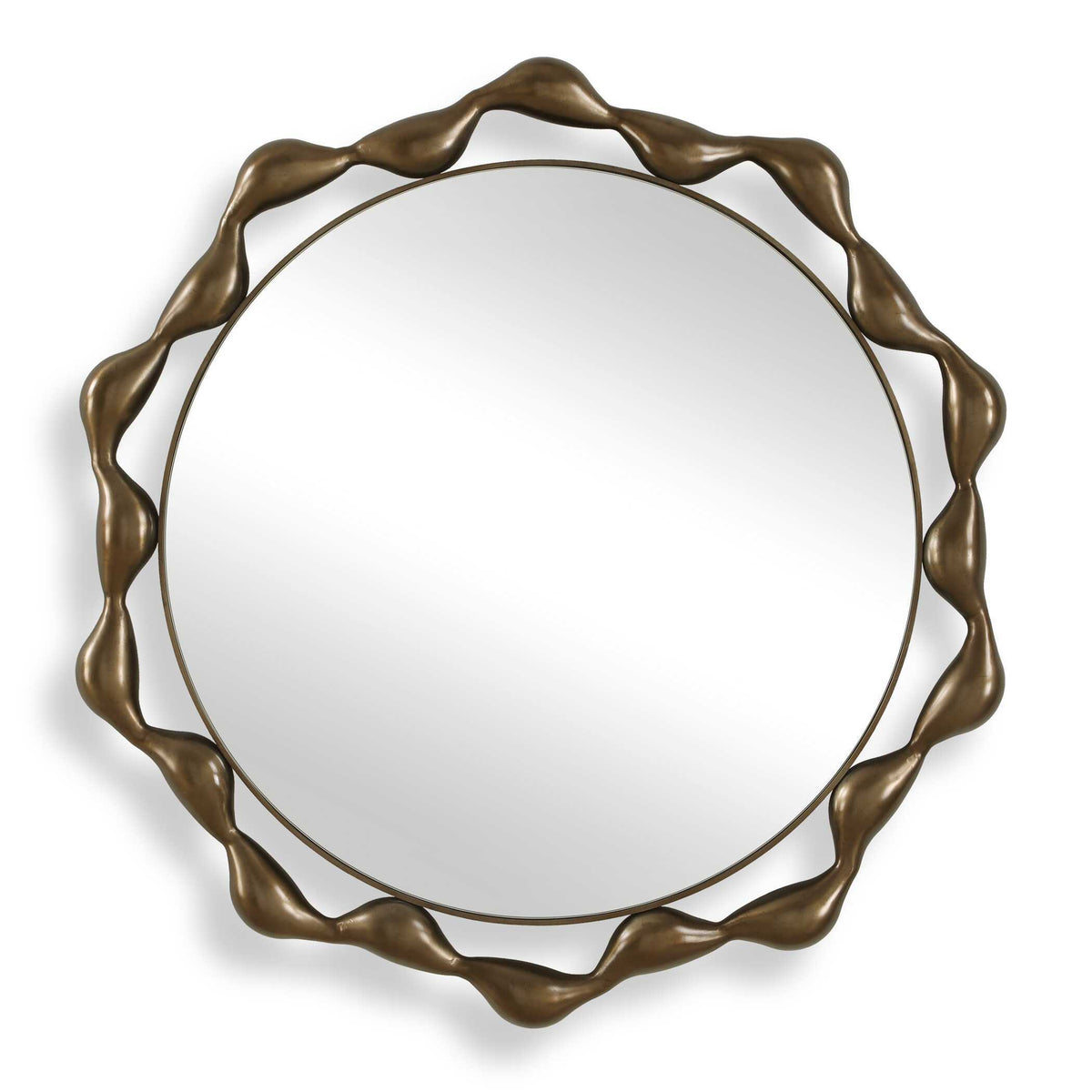 Remolino Round Mirror - Bronze by Uttermost - View 1